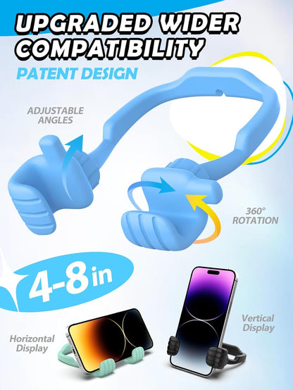 Cell Phone Holder Thumbs Up Lazy Phone Stand: 3 Pack Graduation Gifts for Teen Boys Him Kids 2025 Phone Stand for Desk Back to School Supplies Gifts for Men Birthday Funny Cool Gadgets Stuff Ideas