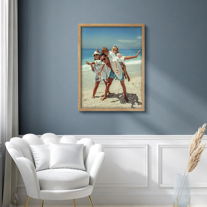 wall26 Custom Framed Poster Wall Art for Living Room, Bedroom Canvas Prints for Home Decoration Ready to Hang - 8"x10" Natural