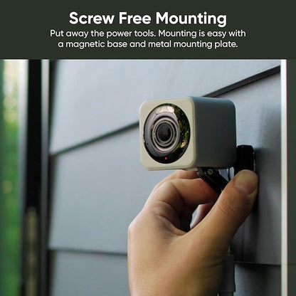 WYZE Cam v4 (Latest Model), 2.5K AI Security Camera, Indoor/Outdoor Cameras for Home Security, Baby Monitor & Pet Camera, Color Night Vision, No Subscription Required, Free Expert Help (2 Pack)