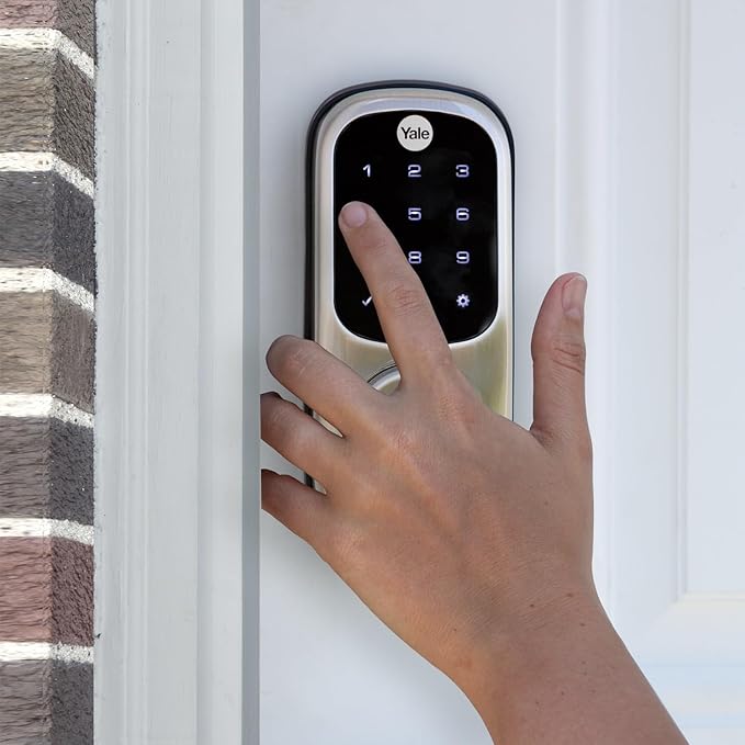 Yale Assure Lock Deadbolt, Oil Rubbed Bronze Digital Touchscreen Non-Connected Keypad with Backup Key for Front or Back Entry Door, ‎YRD226-NR-0BP