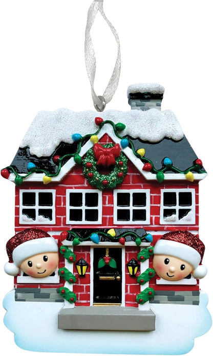 2025 Family Christmas Ornament – Personalized Ornament for Families – Custom Family Ornament – Holiday Tree Decoration Keepsake Gift (Family of 2)