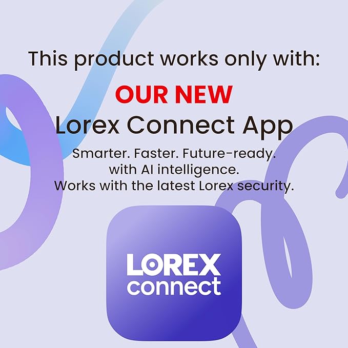 Lorex Connect 2K Floodlight Wi-Fi Security Camera | New Connect App | 160° Pan Coverage | Person Detection | Live Auto-Tracking | Color Night Vision | 2-Way Talk | Cloud & Local Storage Option