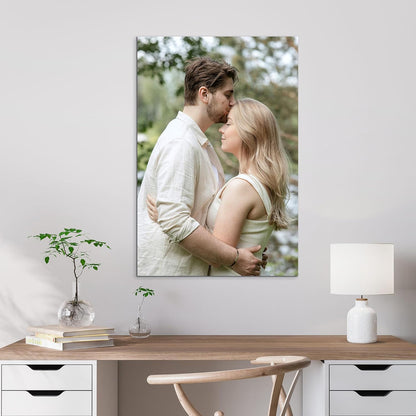 Tapuayts Personalized Custom Canvas Poster: Upload Your Image/Photo for Custom Photo-to-Poster Printing,Quality Wall Art Print (8" X 12")