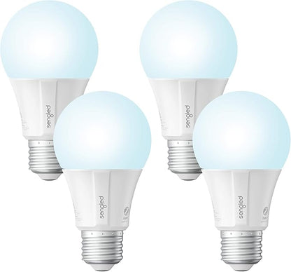 Sengled Zigbee Smart Light Bulbs, Smart Hub Required, Works with SmartThings and Echo with built-in Hub, Voice Control with Alexa and Google Home, Daylight 60W Equivalent A19 Alexa Light Bulb, 4 Pack