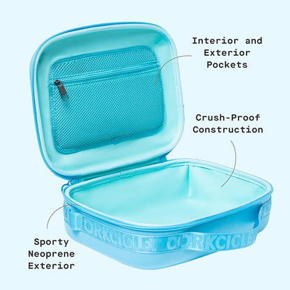 Corkcicle Lunchpod Insulated Lunch Bag - Crush-Proof Design - Food Safe Interior - Exterior & Interior Pockets - 11” x 8.75” x 4” - Summer Gift - Keeps Food Cold - Santorini Neoprene