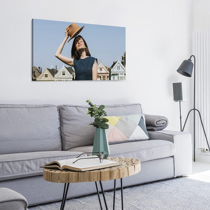 Photo.Gifts Custom Canvas Prints with Your Photos 30x16 Inches - Customize with Picture & Text - Made in USA Personalized Photo on Large Canvas Print Wall Art - Pesonalized Gift