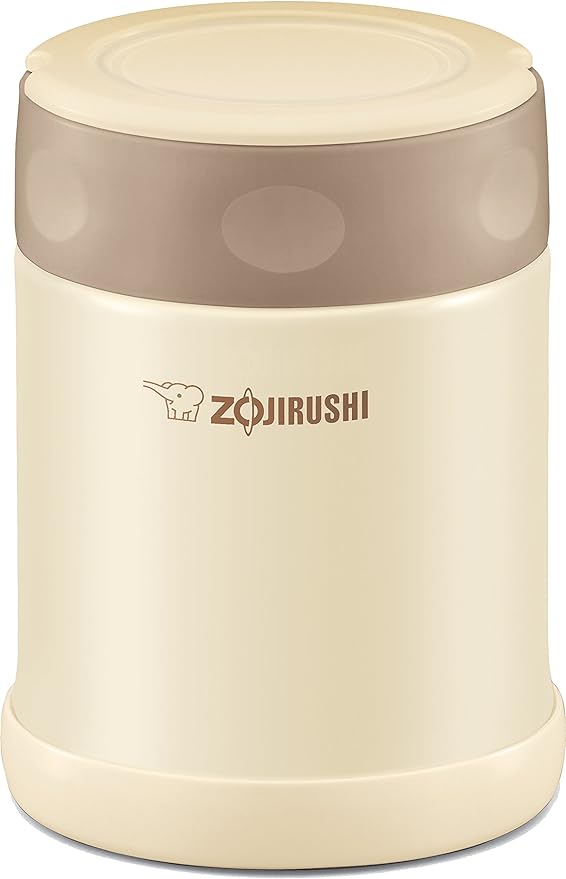 Zojirushi Stainless Steel Food Jar, Small, Cream
