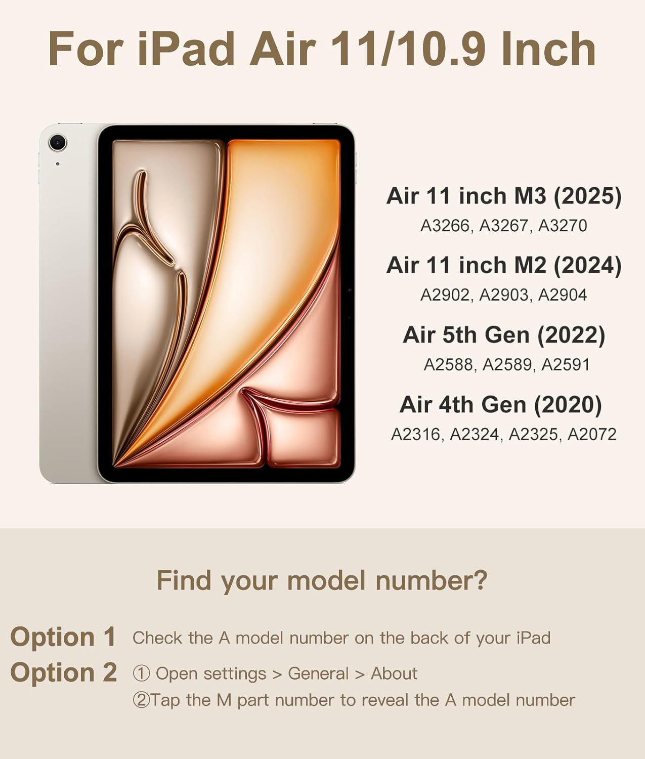 Compatible with iPad Air 11 Inch & Air 5th/ Air 4th Generation Case with Keyboard - Multi-Touch Trackpad, 7-Color Backlit, Detachable Folio Cover for Air 11-inch M3/M2 (2025/2024) (Pink)