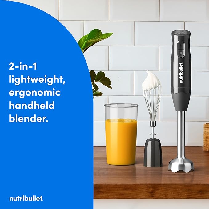 nutribullet Lite Immersion Blender Dark Gray