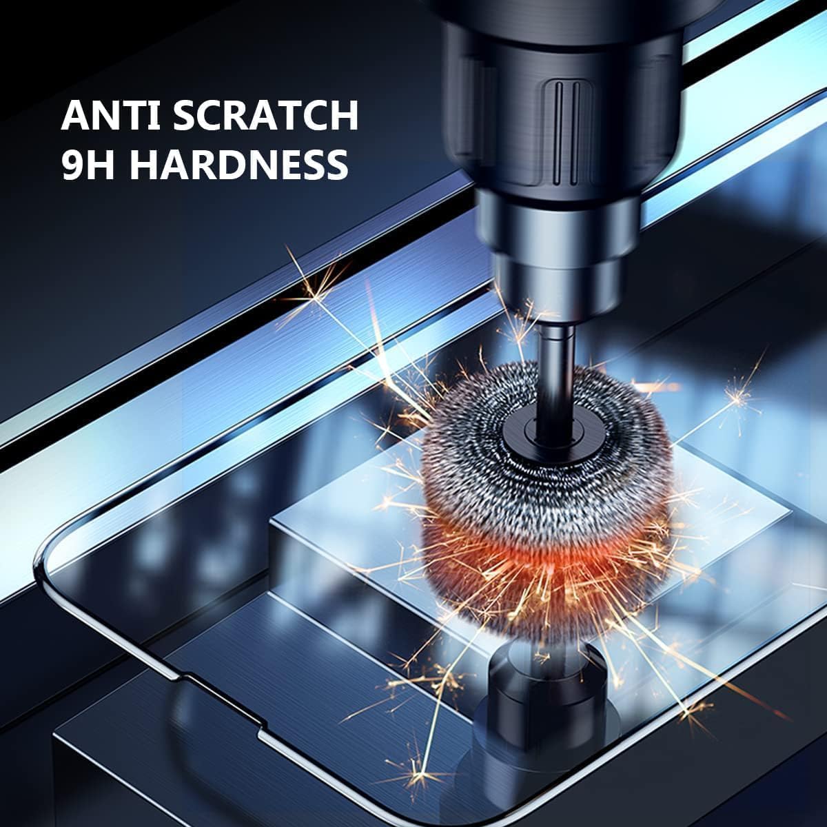 MOCOLL 2PCS for iPhone 14 Screen Protector 6.1 inch Anti Blue Light HD Clear Full Screen Film Eye Protection Easy to Install 9H Hardness Anti-scratch Bubble-free Tempered Glass