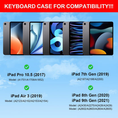 for iPad 9th Generation Case with Keyboard,Magic Style Keyboard Case for iPad 9th/8th/7th Gen 10.2 inch - Floating Cantilever Magnetic Stand Multi-Touch Trackpad (Rose Gold)