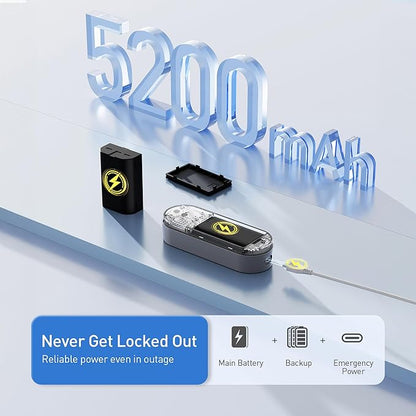 Smart Video Door Lock with 2K Doorbell Camera, Fingerprint & Keypad Keyless Entry, WiFi Deadbolt with PIR Motion Detection & Real-Time Package Alerts, App & Voice Control (Alexa & Google)