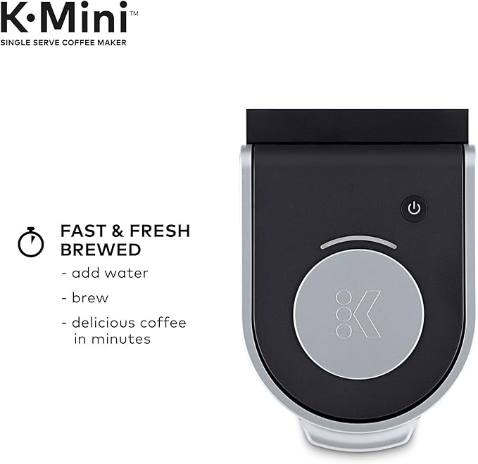 Keurig K-Mini Coffee Maker, Single Serve K-Cup Pod Coffee Brewer, Black with McCafe Classic Collection Variety Pack K-Cup Coffee Pods, 40 Count