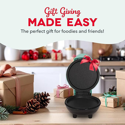 Dash Mini Maker Griddle - Compact Griddle for Creative Homemade Treats - PTFE nonstick surface, Quick Heat-Up System & Space-Saving Design - Pink