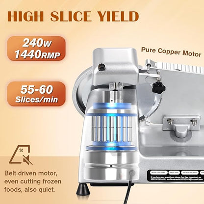 Save $80 Electric Composter & Meat Slicer Machine | Reduce Waste, Slice Perfectly | Food Waste Recycler & Deli-Style Slicer Bundle