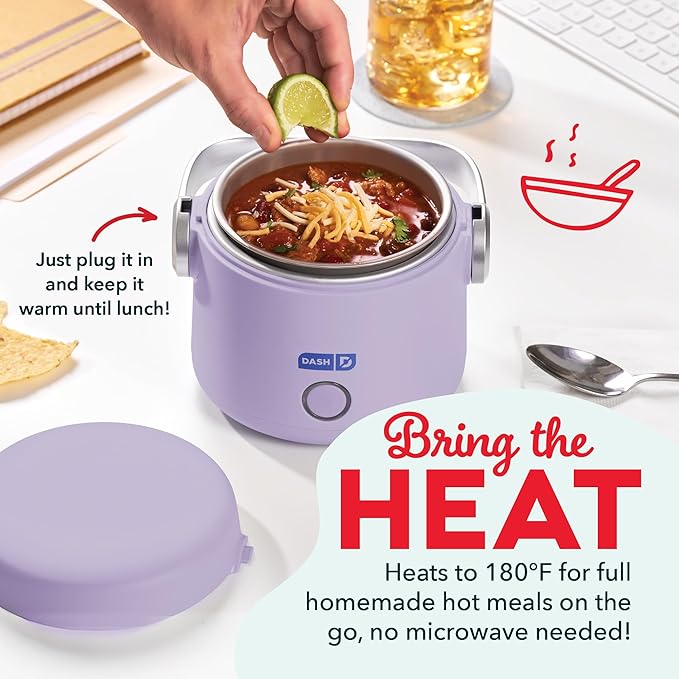 DASH Hot2Go™ Personal Food Warmer (20 Ounces) - Lavender