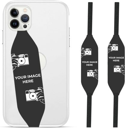 Phone Grip Strap - Reversible Finger Holder for Phone Back, Customizable Anti-Slip Design, Wireless Charging Compatible Detachable Holder for iPhone - Color