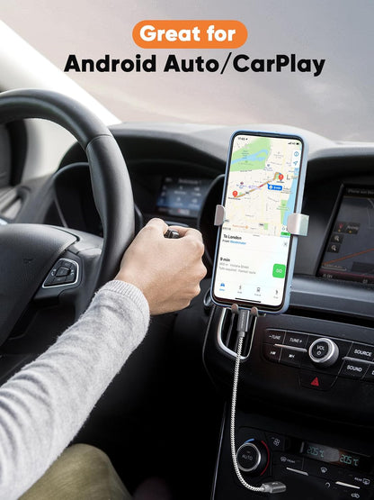 CableCreation USB A to USB C Short Cable 1FT 10Gbps, 3A Fast Charging Cable, USB C 3.1 Gen 2 Cable, USB-C Carplay Android Auto, Type C Cord for iPhone 16 15 Pro SSD Galaxy MacBook Pixel iPad