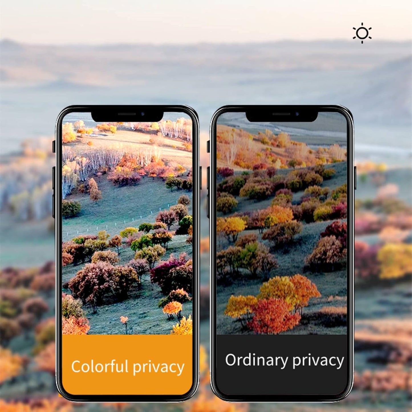 for iphone 13 / iPhone 14 Privacy Screen Protector -Flexible film (Anti-blue light, anti-glare, anti-scratch, filter screen ultraviolet)