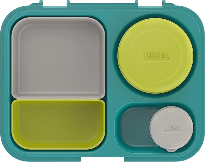 THERMOS Kids Freestyle Food Storage Lunch Kit, Blue