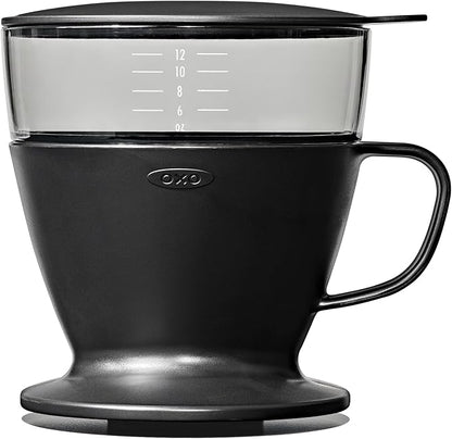 OXO Brew Pour Over Coffee Maker with Water Tank — Matte Black