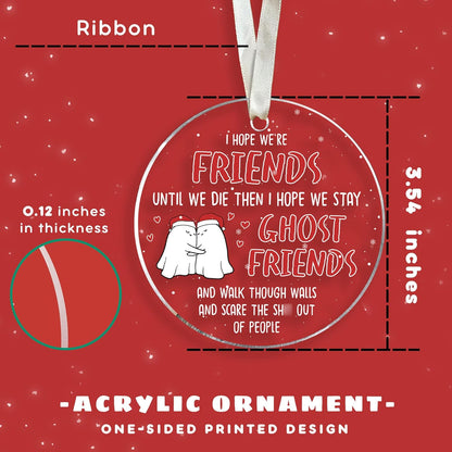 Best Friend Ornaments for Christmas Tree - Best Friend Christmas Ornaments - Acrylic Ornament