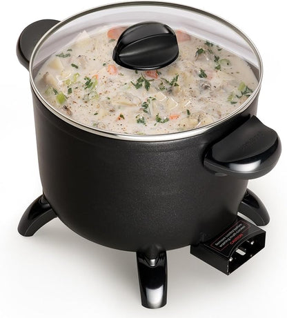 Presto 06006 Kitchen Kettle Multi-Cooker, Steamer, Deep Fryer, Black
