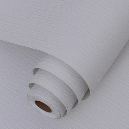 Grasscloth Peel and Stick Wallpaper 20.8"x394" Light Gray Thick Fabric Textured Linen Classic Faux Grassweave Neutral Removable Wallpaper Vinyl Film Roll for Home Use