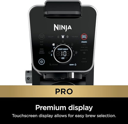 Ninja Hot and Iced Coffee Maker, Single Serve Coffee Maker and Drip Coffee Machine, DualBrew Pro Specialty 12-Cup with K-Cup Combo, Includes Permanent Filter, CFP307