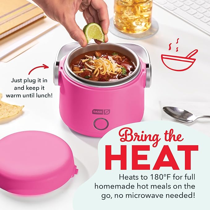 DASH Hot2Go™ Personal Food Warmer (20 Ounces) - Hot Pink