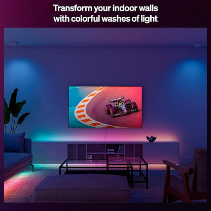 Hue Essential 5-Meter LED Strip Light, RGBIC, Vibrant Color and Ambiance, Flexible Indoor Lighting, Easy Installation, App and Voice Control, Compatible with Alexa, Google Assistant, and Apple Home