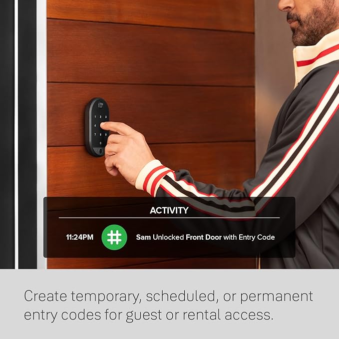 Yale August Wi-Fi Smart Lock with Keypad Touch in Silver
