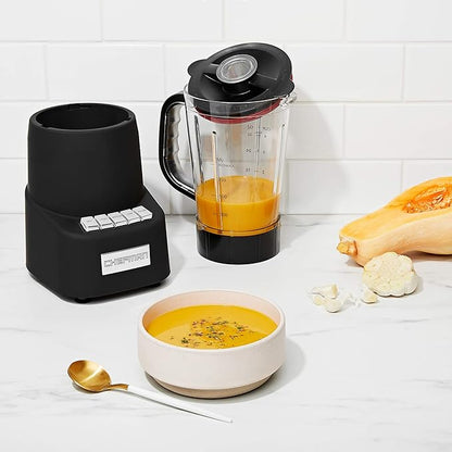 Chefman Countertop + Travel Dynamic Blending System, 12-Piece Set, 3 Programmed Speeds & Pulse, Easy Ice Crushing for Shakes & Smoothies, Dishwasher-Safe 32-Oz Pitcher, 12Oz & 2 24Oz Tumblers, Black