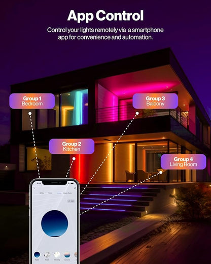 Sunco 6 Pack 6 Inch Smart Ultra Thin LED Recessed Ceiling Lights with Night Light, Tunable CCT 2700K to 6000K, Dimmable, 15W, Smooth Trim, Canless with Junction Box