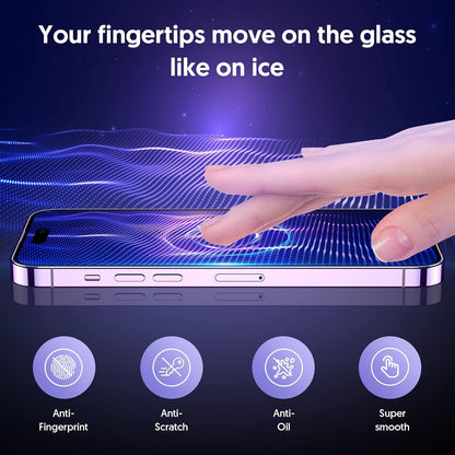Fotbor for iPhone 13 Pro Max Screen Protector [3 Pack], iPhone 14 Plus Screen Protector Tempered Glass, Sensor Protection, Full Coverage Ultra Clear 6.7 Inch