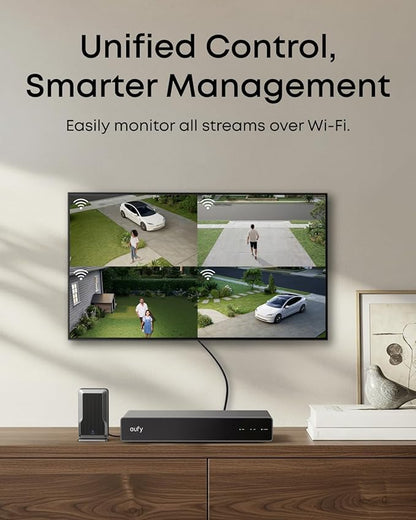 eufy Wi-Fi Module, Exclusive for eufy PoE NVR System, Supports Up to 16 eufy Wi-Fi Cameras, Video Doorbells and 32 eufy Sensors, Unified Security Integration, Refer to Compatibility List Below