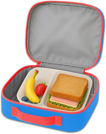 Marvel Spidey and Friends Lunch Box for Kids Set - Bundle with Spiderman Lunch Bag Plus Stickers, Water Bottle, and More | Spidey and Friends Lunchbox for Boys