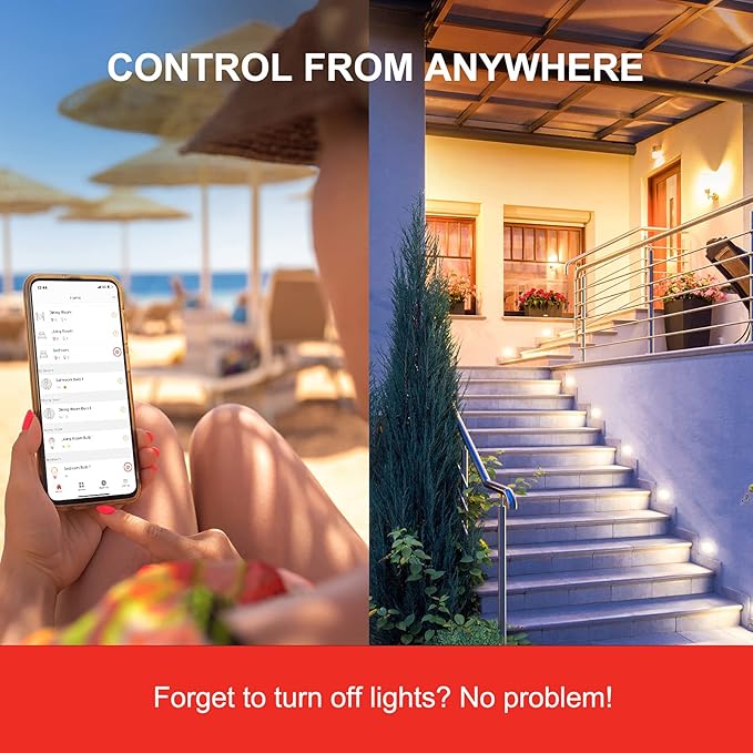 Sengled Alexa Light Bulb, Smart Light Bulbs, Smart Bulbs That Work with Alexa & Google Assistant, WiFi Light Bulbs A19 Soft White (2700K) No Hub Required, 800LM 60W Equivalent High CRI>90, 4 Pack
