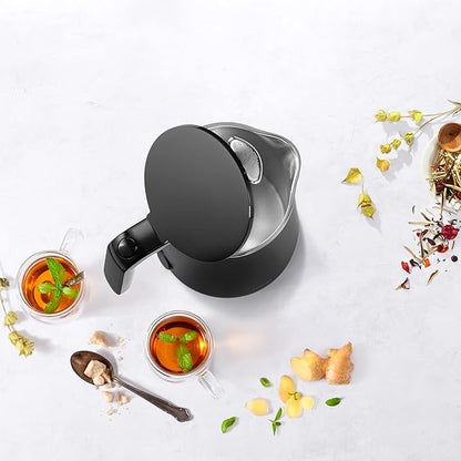 ZWILLING Enfinigy Cool Touch 1-Liter Electric Kettle, Cordless Tea Kettle & Hot Water - Black