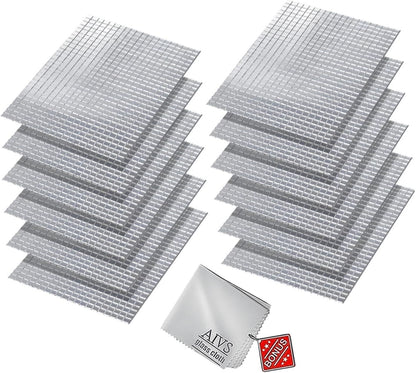 Disco Mirror Tiles,7200 Pcs Self-Adhesive Glass Mini Square Mosaic Tiles/Stickers for DIY Craft Decoration,5 x 5 mm