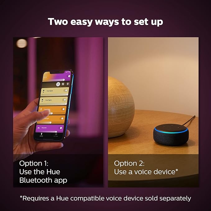 Philips Hue Iris Smart LED Table Lamp, White - White and Color Ambiance - 1 Pack - Control with Hue App - Works with Alexa, Google Assistant, and Apple Homekit