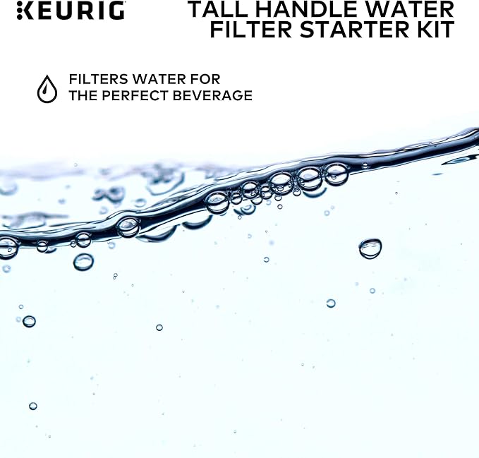 Keurig Tall Handle Water Filter Starter Kit, Comes with Handle and 2 Replacement Water Filters, Compatible with Select Keurig Coffee Makers (Pack of 6)