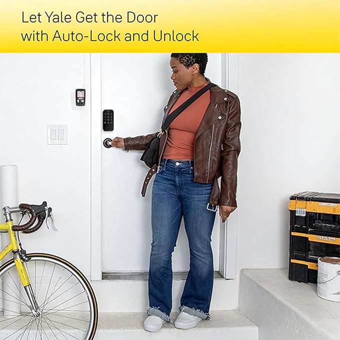 Yale Assure Lock 2 Deadbolt, Lifetime Brass Keyed Smart Lock with Z-Wave Plus Connected Keypad for Code Entry, YRD410-ZW2-P05