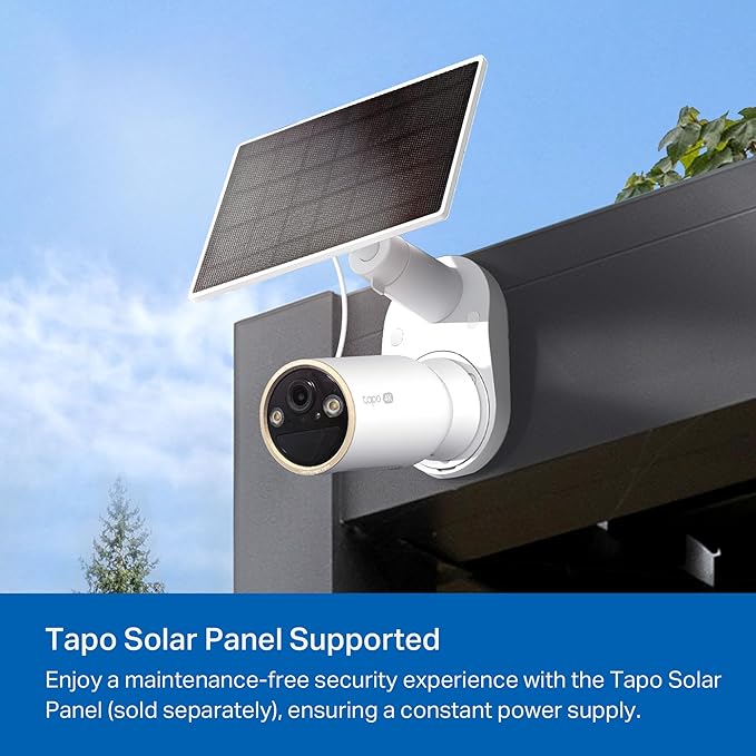 Tapo MagCam 4K Outdoor Wireless Security Camera - Up to 200-Day Battery, Magnetic Mount, Person/Vehicle Detection, Subscription-Free Local Storage or Optional Cloud, Works with Alexa, C460