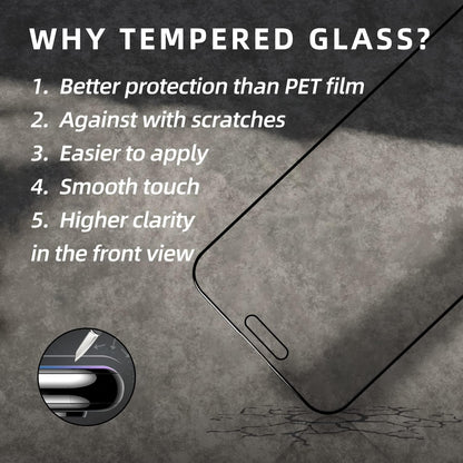 EGKimBa Privacy Screen Protector for iPhone 16, 6.1 inch Gradient Colorful Electroplated Anti-Spy Anti-Blue Light Easy Installation Tempered Glass