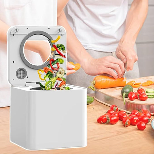 Kitchen Composter 3.3L,With Child Lock,Smart Electric Food Waste Machine,Visual Design Lid Always View,Low Noise Fast Grinding,220V