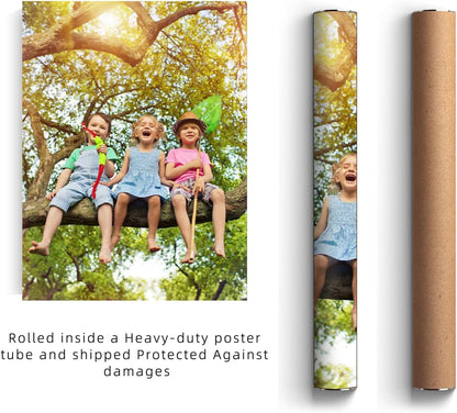 GZZFXXD Personalized Custom18''x24'' Canvas Prints with Your Photo/your Image Large Wallart Wall Decor for Bedroom Dining room Living room Children's room(Unframed)