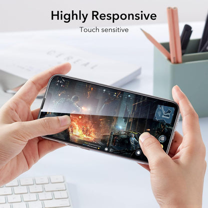 ESR 3 Pack for iPhone 13 Pro Max/iPhone 14 Plus Screen Protector, [9H Hardness] [Military Grade Shatterproof] Tempered Glass Film with Easy Installation Tool, HD Clear, Scratch Resistant