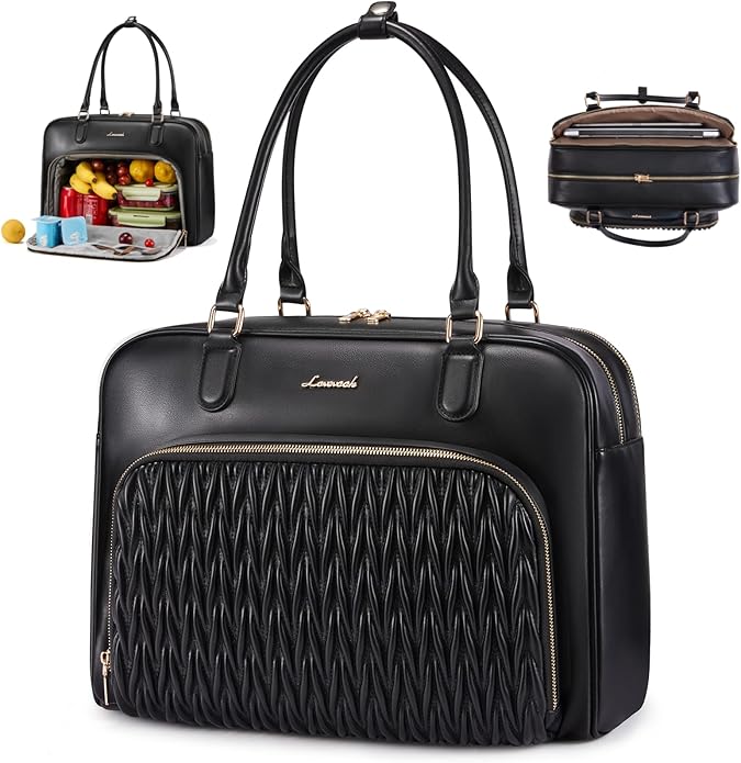 LOVEVOOK Tote Bag for Women,Light Puffer Tote Bag with Multi-pockets,Stylish Carry on Laptop Bags for Daily,Travel,Work,Gym | with Multi-pockets, Stylish, Carry on, for Daily, Travel, Work