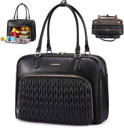 LOVEVOOK Tote Bag for Women,Light Puffer Tote Bag with Multi-pockets,Stylish Carry on Laptop Bags for Daily,Travel,Work,Gym | with Multi-pockets, Stylish, Carry on, for Daily, Travel, Work